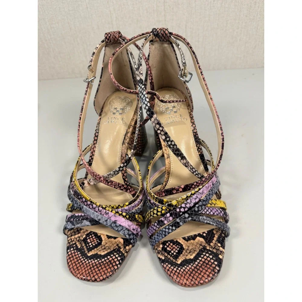 Vince‎ Camuto Womens Dress Heels Shoes   Leather upper size 7.5M